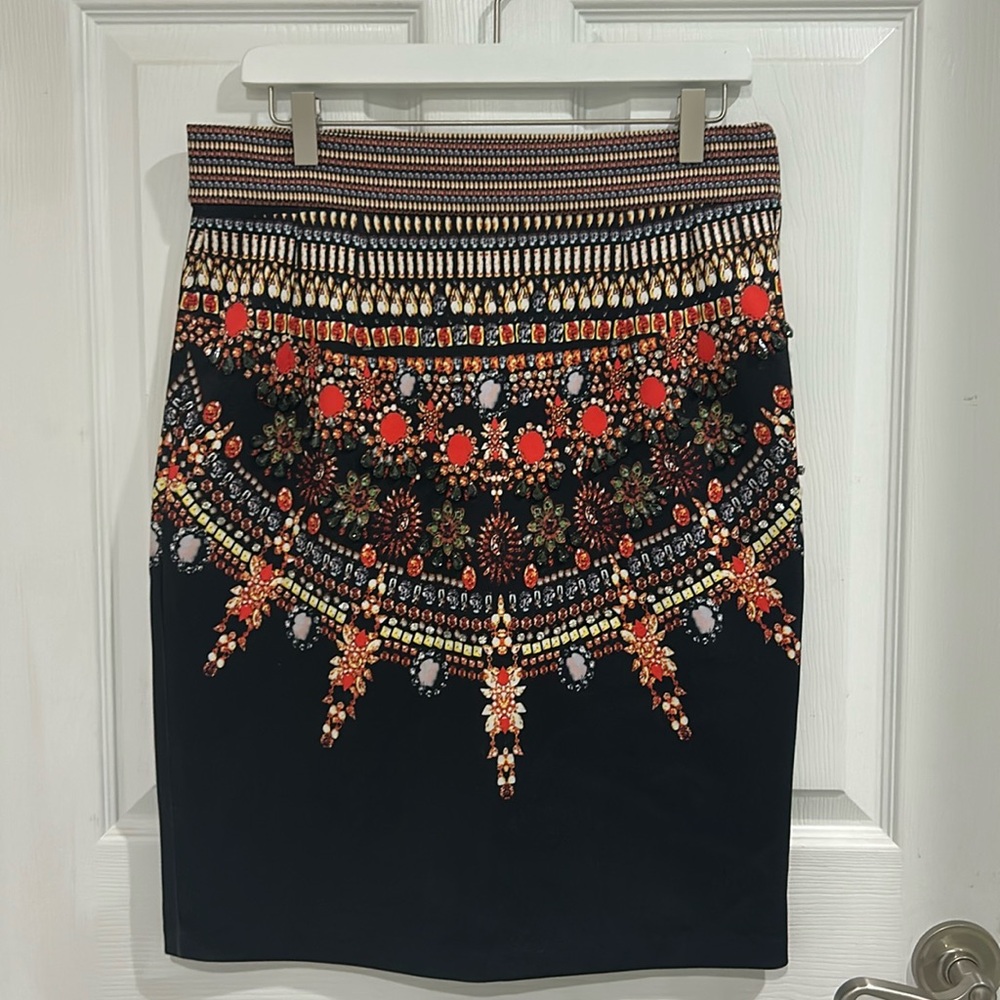 Elegant Embellished Black Skirt by H&M  Sz 10